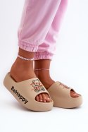 Sandał Klapki Model Serefina BG175 Dark Beige - Step in style Step in style Sandał Klapki Model Serefina BG175 Dark Beige - Step in style Step in style