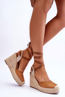 Sandały Model Lendy QQ-116 Camel - Step in style Step in style