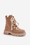 Botki Model Caellita NS539P Beige - Step in style Step in style Botki Model Caellita NS539P Beige - Step in style Step in style