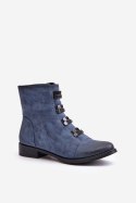 Botki Model Evalith ASA62-30 Blue - Step in style Step in style Botki Model Evalith ASA62-30 Blue - Step in style Step in style