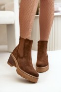Botki Model Irissinae KE217 Brown - Step in style Step in style Botki Model Irissinae KE217 Brown - Step in style Step in style