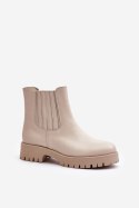 Botki Model Lewski 3611 Light Beige - Step in style Step in style Botki Model Lewski 3611 Light Beige - Step in style Step in style