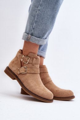 Botki Model Melviana A2901-63 Beighe - Step in style Step in style