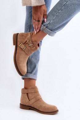 Botki Model Melviana A2901-63 Beighe - Step in style Step in style