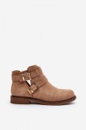 Botki Model Melviana A2901-63 Beighe - Step in style Step in style Botki Model Melviana A2901-63 Beighe - Step in style Step in style