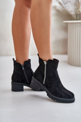 Botki Model Oviria M1537 Black - Step in style Step in style
