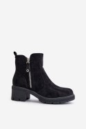 Botki Model Oviria M1537 Black - Step in style Step in style