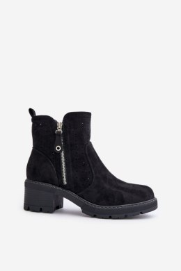 Botki Model Oviria M1537 Black - Step in style Step in style