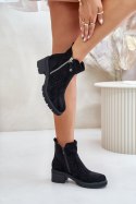 Botki Model Oviria M1537 Black - Step in style Step in style