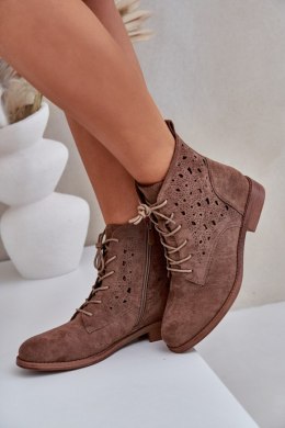 Botki Model S.Barski HY51-136 Brown - Step in style Step in style