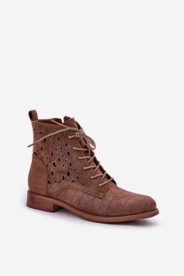 Botki Model S.Barski HY51-136 Brown - Step in style Step in style
