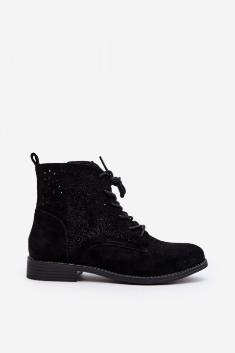 Botki Model S.Barski HY66-136 Black - Step in style Step in style Botki Model S.Barski HY66-136 Black - Step in style Step in style