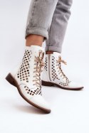 Botki Model Zazoo 2695/003 White - Step in style Step in style Botki Model Zazoo 2695/003 White - Step in style Step in style