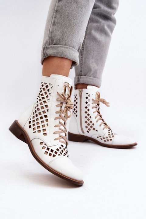 Botki Model Zazoo 2695/003 White - Step in style Step in style Botki Model Zazoo 2695/003 White - Step in style Step in style