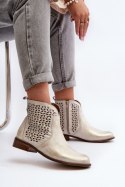 Botki Model Zazoo 2791/004 Gold - Step in style Step in style Botki Model Zazoo 2791/004 Gold - Step in style Step in style
