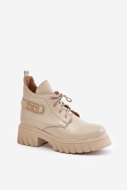 Botki Model Zazoo 60483 Beige - Step in style Step in style