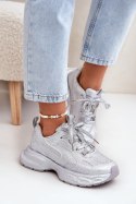 Buty Sportowe Model Porrot YY-102 Silver - Step in style Step in style