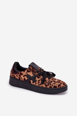 Buty Sportowe Model Zelevelis C2051-10 Brown Panterka - Step in style Step in style