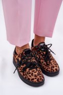 Buty Sportowe Model Zelevelis C2051-10 Brown Panterka - Step in style Step in style Buty Sportowe Model Zelevelis C2051-10 Brown Panterka - Step in style Step in style