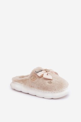 Kapcie Model Annalira BG185P Beige - Step in style Step in style