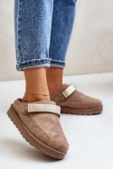 Kapcie Model Azida YY-12 Brown - Step in style Step in style Kapcie Model Azida YY-12 Brown - Step in style Step in style