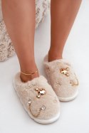 Kapcie Model Ivelfedi BG186P Beige - Step in style Step in style Kapcie Model Ivelfedi BG186P Beige - Step in style Step in style