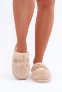 Kapcie Model Kalelia YL-307 Beige - Step in style Step in style Kapcie Model Kalelia YL-307 Beige - Step in style Step in style