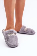 Kapcie Model Kalelia YL-307 Grey - Step in style Step in style Kapcie Model Kalelia YL-307 Grey - Step in style Step in style