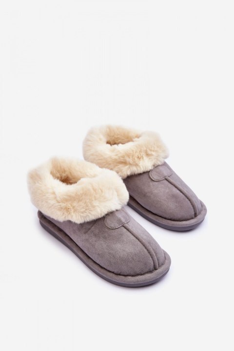 Kapcie Model Lanoze EV-58 Grey - Step in style Step in style Kapcie Model Lanoze EV-58 Grey - Step in style Step in style