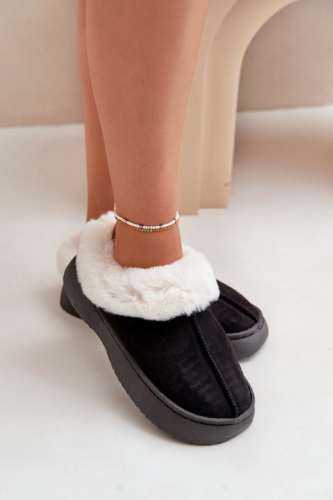 Kapcie Model Zinntia AB-33 Black - Step in style Step in style Kapcie Model Zinntia AB-33 Black - Step in style Step in style