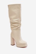 Kozaki Model Beridra C-263 Light Beige - Step in style Step in style Kozaki Model Beridra C-263 Light Beige - Step in style Step in style