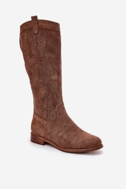 Kozaki Model S.Barski HY51-860 Brown - Step in style Step in style