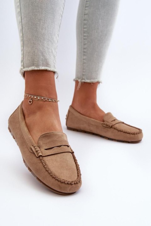 Mokasyny Model Glimris 24PB02-7673 Dark Beige - Step in style Step in style Mokasyny Model Glimris 24PB02-7673 Dark Beige - Step in style Step in style