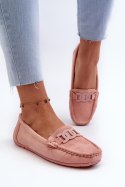 Mokasyny Model Rabell DF711 Light Pink - Step in style Step in style Mokasyny Model Rabell DF711 Light Pink - Step in style Step in style