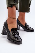 Półbuty Model DA MR38-973 Black - Step in style Step in style Półbuty Model DA MR38-973 Black - Step in style Step in style