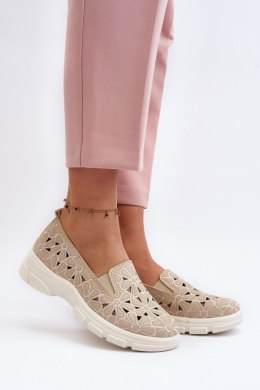Półbuty Model Emilei 23PB02-5592 Beige - Step in style Step in style