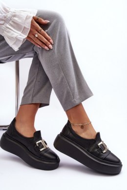 Półbuty Model Lewski 3398/2 Black - Step in style Step in style