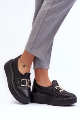 Półbuty Model Lewski 3398/2 Black - Step in style Step in style