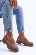 Półbuty Model Rosefalls 20153 Dark Beige Zamsz - Step in style Step in style Półbuty Model Rosefalls 20153 Dark Beige Zamsz - Step in style Step in style