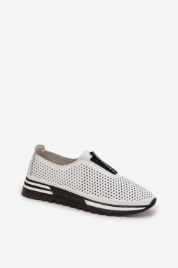 Półbuty Model S.Barski LR51-672 White - Step in style Step in style