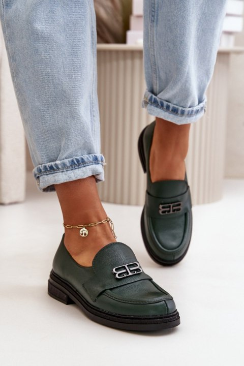 Półbuty Model Zazoo 20174 Dark Green - Step in style Step in style Półbuty Model Zazoo 20174 Dark Green - Step in style Step in style
