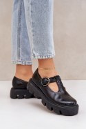 Półbuty Model Zazoo 20183 Black - Step in style Step in style Półbuty Model Zazoo 20183 Black - Step in style Step in style