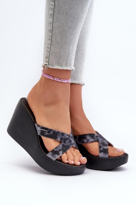 Sandał Klapki Model 83520 Ipanema High Fashion Slide Fem Black - Step in style Step in style Sandał Klapki Model 83520 Ipanema High Fashion Slide Fem Black - Step in style Step in style