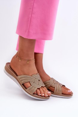 Sandał Klapki Model Inblu BV000037 Beige - Step in style Step in style