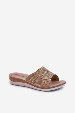 Sandał Klapki Model Inblu BV000037 Beige - Step in style Step in style