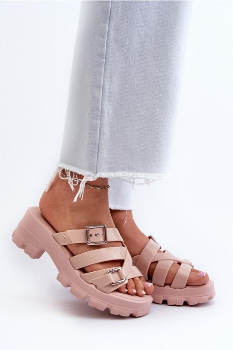 Sandał Klapki Model Zaxy NN285044 Light Pink - Step in style Step in style Sandał Klapki Model Zaxy NN285044 Light Pink - Step in style Step in style