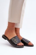 Sandał Klapki Model Zazoo 40384 Black - Step in style Step in style Sandał Klapki Model Zazoo 40384 Black - Step in style Step in style