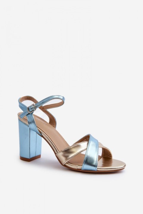 Sandały Model Abilica M366 Blue/Gold - Step in style Step in style Sandały Model Abilica M366 Blue/Gold - Step in style Step in style