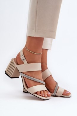 Sandały Model DA MR38-549 Beige - Step in style Step in style