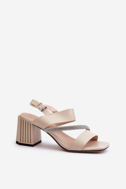 Sandały Model DA MR38-549 Beige - Step in style Step in style